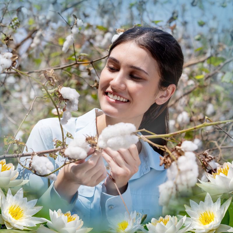 slide 6 of 6, Air Wick Vibrant Scented Oil Air Freshener - Cotton Blossom & White Lotus - 0.67 fl oz/2ct, 2 ct; 0.67 fl oz