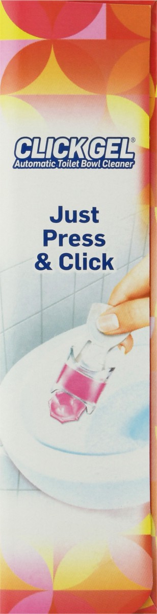 slide 11 of 12, Lysol Click Gel Automatic Toilet Bowl Cleaner, Gel Toilet Bowl Cleaner, For Cleaning and Refreshing, Brand New Day – Mango & Hibiscus, 6 applicators, 6 ct