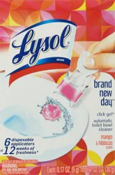 Lysol Brand New Day Mango & Hibiscus Scent Automatic Toilet Bowl Cleaner 6 ea