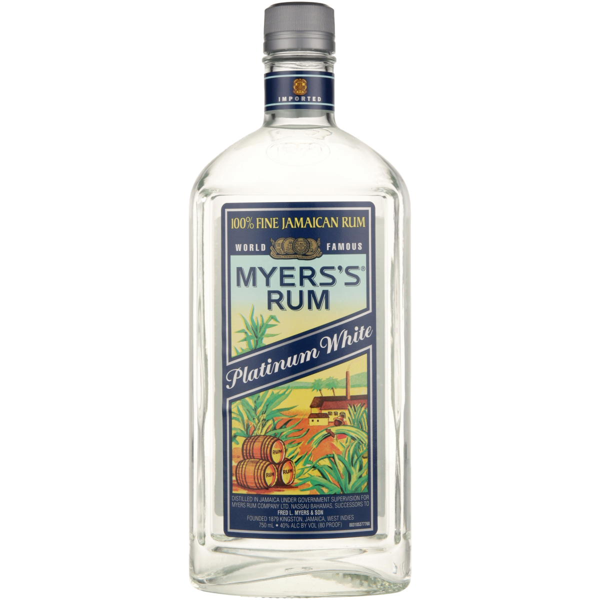 slide 1 of 5, Myers's Rum, Platinum White, 750 ml