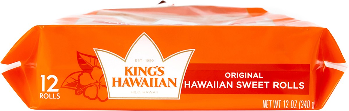 slide 5 of 12, King's Hawaiian® original Hawaiian sweet rolls, 12 oz