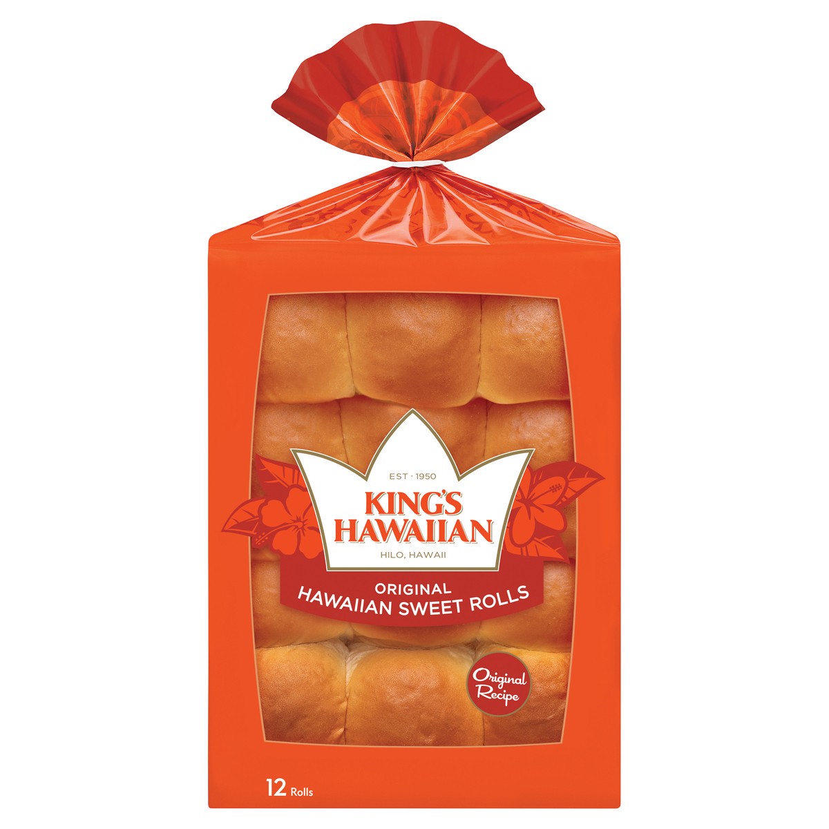 slide 1 of 12, King's Hawaiian® original Hawaiian sweet rolls, 12 oz