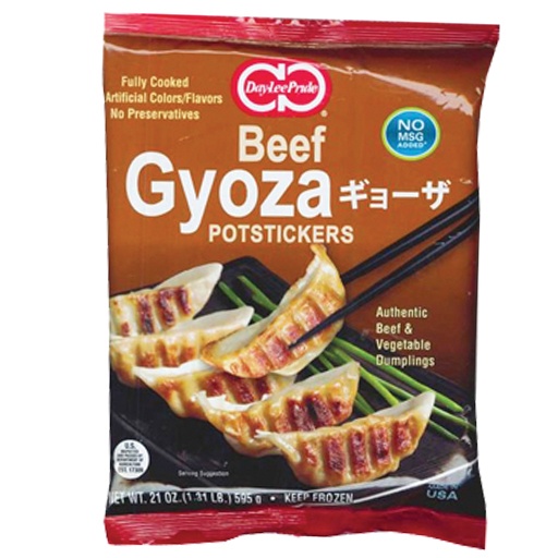 slide 1 of 1, Daylee-Pride Beef Gyoza, 21 oz