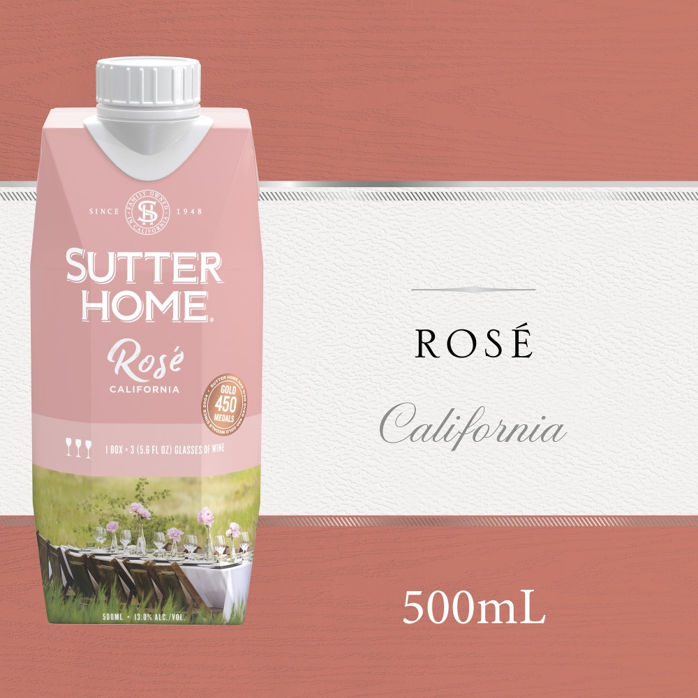 slide 1 of 1, Sutter Home Rose California, 500 ml