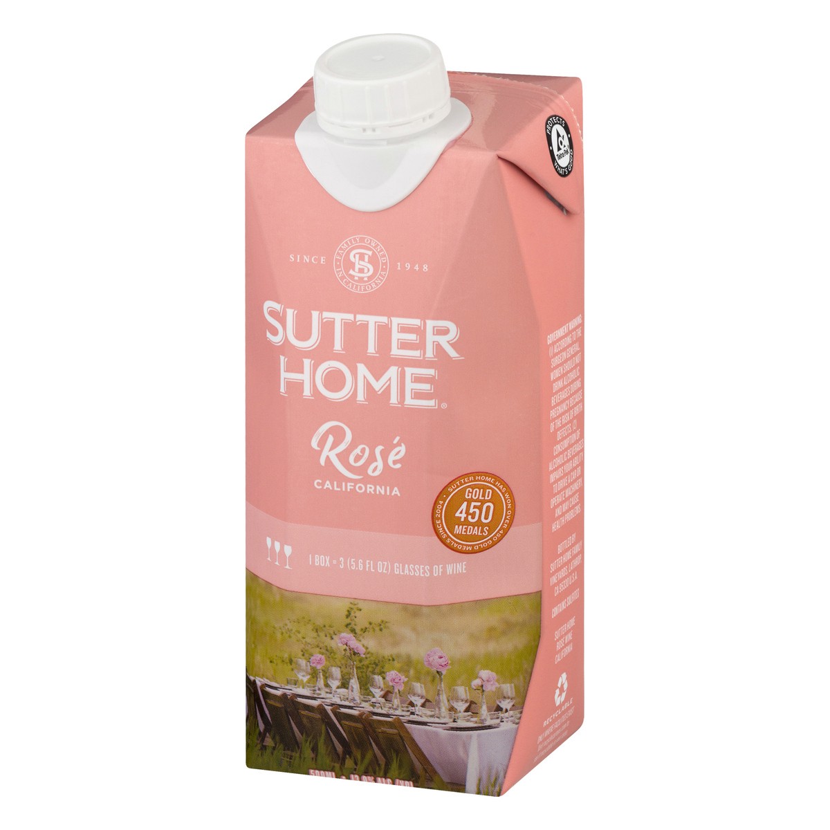 slide 6 of 8, Sutter Home Rose 500 ML, 500 ml