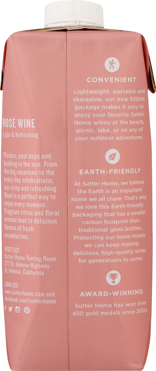 slide 5 of 8, Sutter Home Rose 500 ML, 500 ml