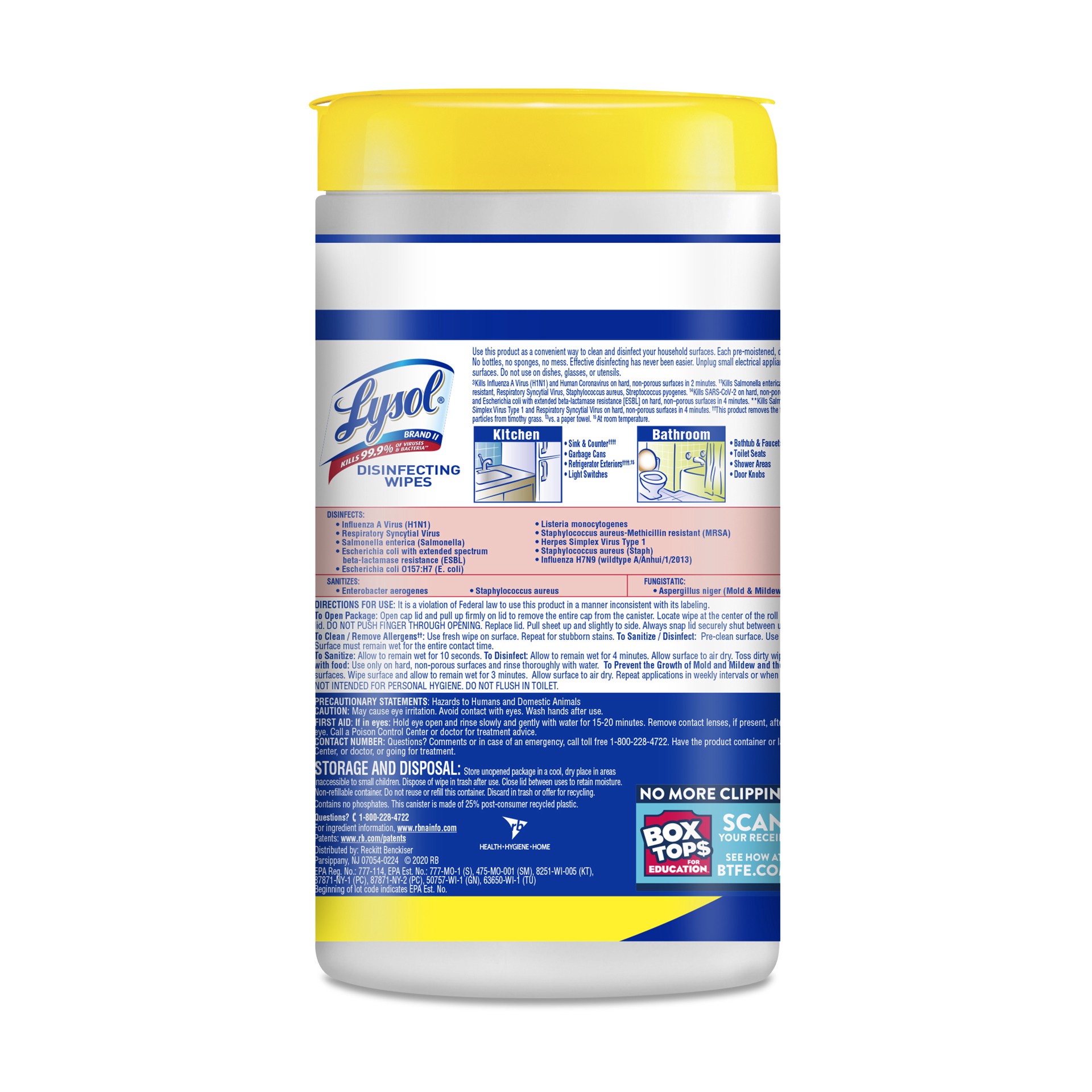 slide 3 of 3, Lysol Disinfectant Wipes, Multi-Surface Antibacterial Cleaning Wipes, For Disinfecting and Cleaning, Lemon and Lime Blossom, 160 Count (Pack of 2), 160 ct