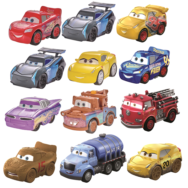 slide 1 of 1, Disney Pixar Cars Mini Racers Series Assortment, 3 ct