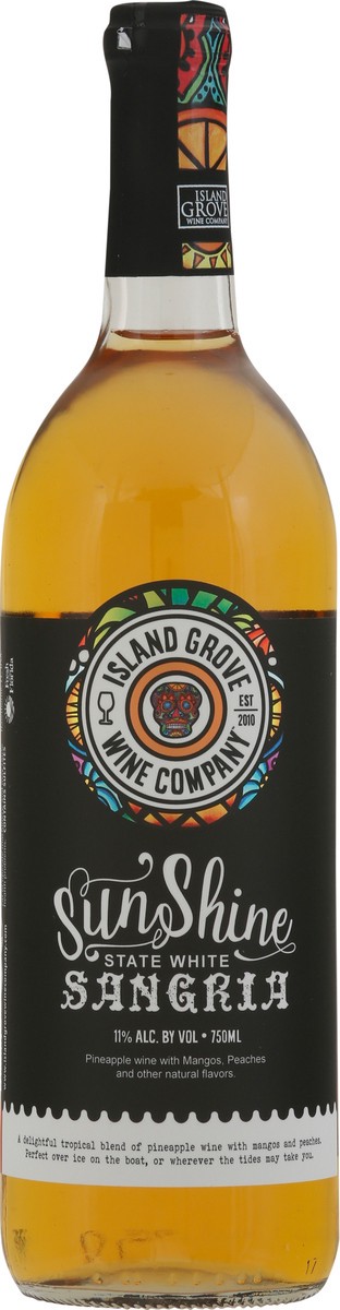 slide 9 of 9, Island Grove Wine Company State White Sunshine Sangria 750 ml, 750 ml