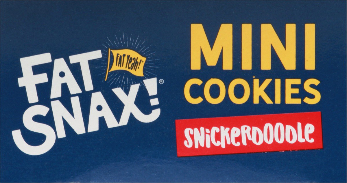 slide 7 of 9, Fat Snax! Gluten Free Mini Snickerdoodle Cookies - 5 oz, 5 oz