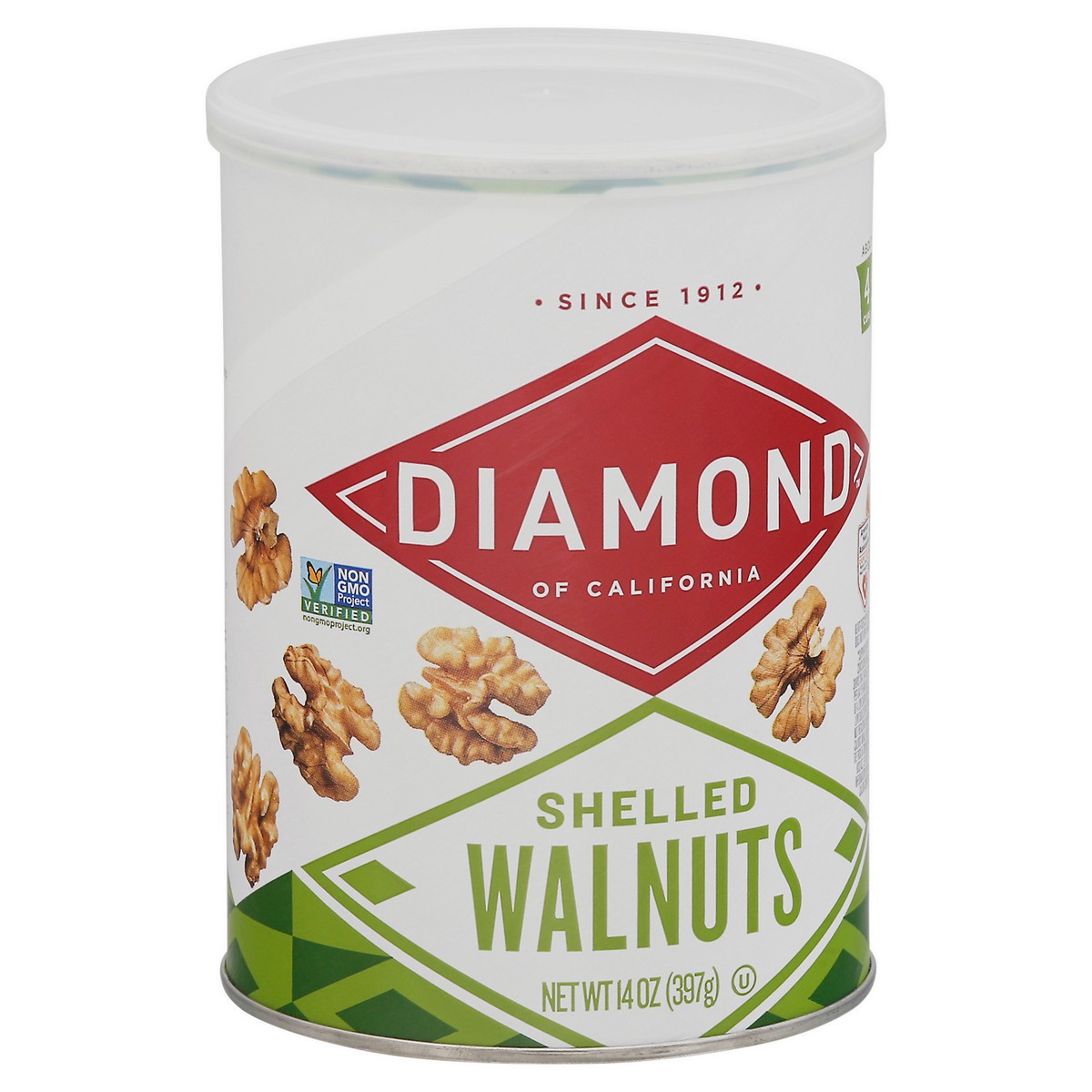 slide 3 of 13, Diamond Nuts Walnut Meats, 16 oz