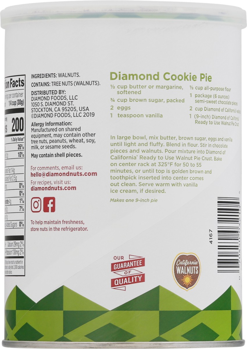 slide 9 of 13, Diamond Nuts Walnut Meats, 16 oz