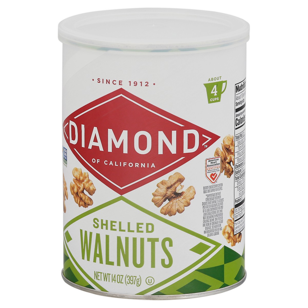 slide 11 of 13, Diamond Nuts Walnut Meats, 16 oz