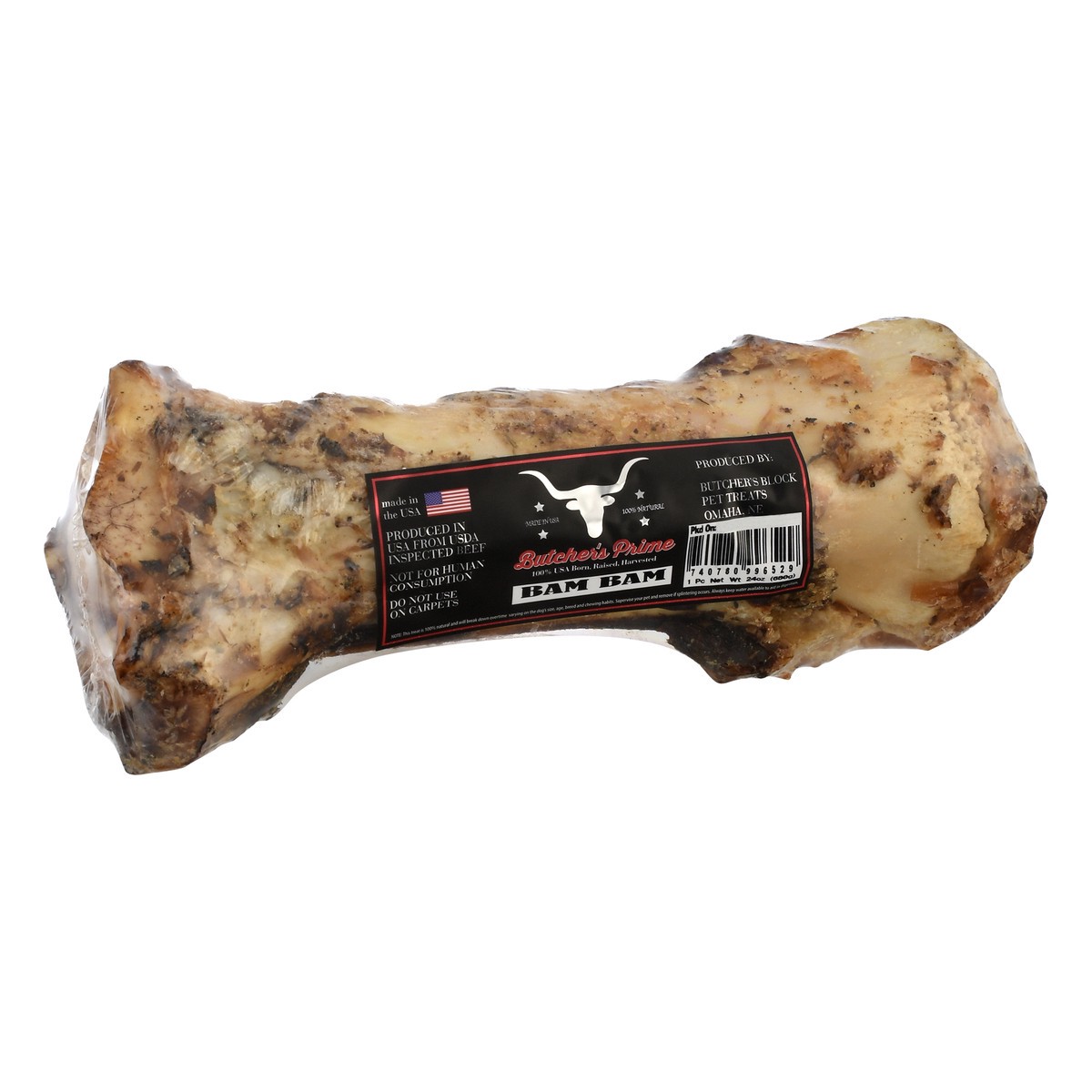 slide 7 of 10, Butcher Shoppe Bam Bam Dog Chew 18 oz, 1 ct