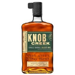 Knob Creek Single Barrel Select Kentucky Straight Rye Whiskey 750 ml