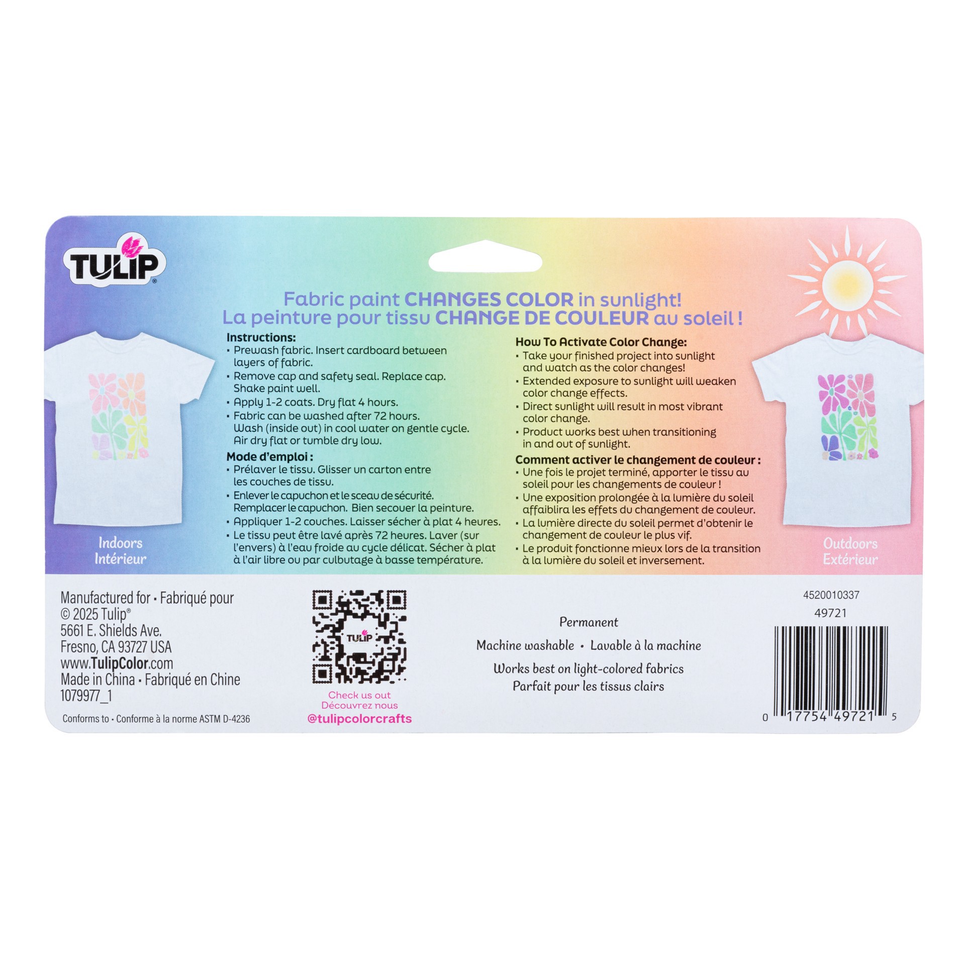 slide 3 of 3, Tulip Color Change Paint, 8ct., 8 ct