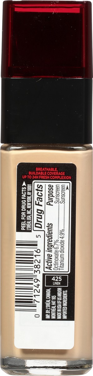 slide 2 of 12, L'Oréal Infallible 24-Hour Fresh Wear Lightweight Foundation - True Beige, 1 oz