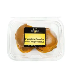Maple Iced Pumpkin Cookies