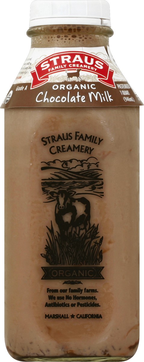 slide 3 of 4, Straus Milk 1 qt, 1 qt