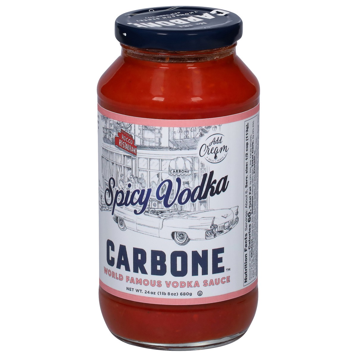 slide 4 of 9, Carbone Spicy Vodka Sauce 24 oz, 24 oz