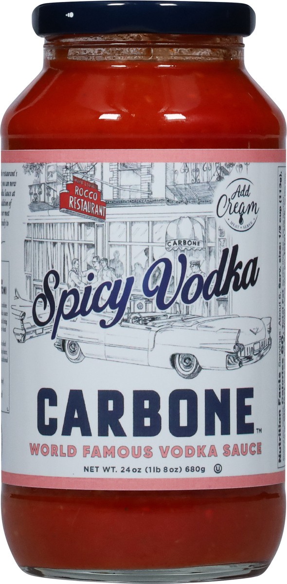 slide 3 of 9, Carbone Spicy Vodka Sauce 24 oz, 24 oz