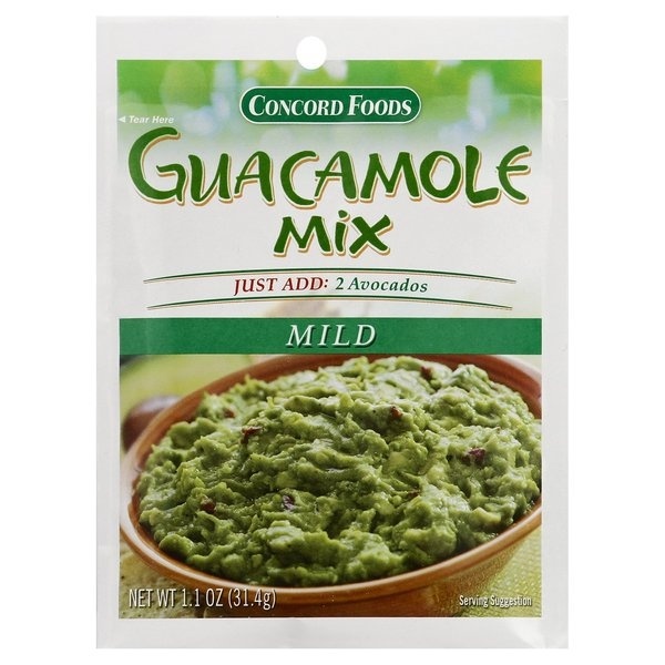 slide 1 of 1, Concord Foods Authentic Guacamole Mix, 0.72 oz