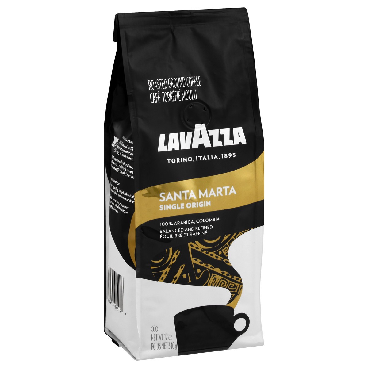 slide 2 of 9, Lavazza Ground Medium Roast 100% Arabica Santa Marta Coffee 12 oz, 12 oz