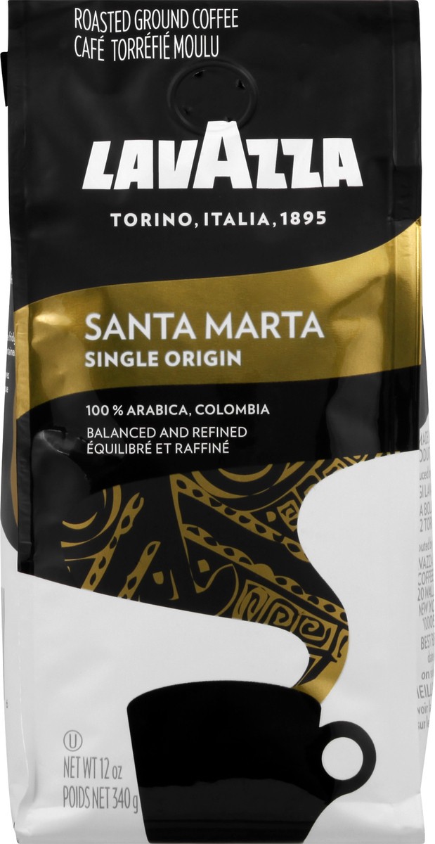 slide 6 of 9, Lavazza Ground Medium Roast 100% Arabica Santa Marta Coffee 12 oz, 12 oz