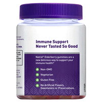 slide 3 of 9, Natrol Elderberry Immune Health Gummies, 60 ct; 100 mg