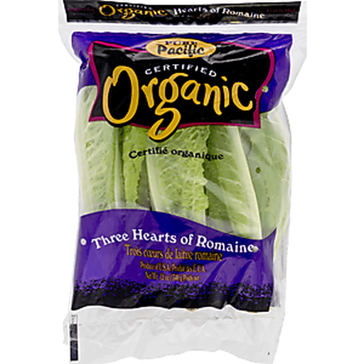 slide 2 of 6, Pure Pacific Pacific Fresh Marketing Pure Pacific Pure Pacific Organic Hearts Of Romaine, 12 oz