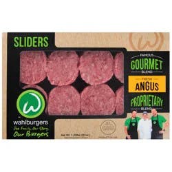 Wahlburgers Gourmet Blend Angus Ground Beef Burger Sliders - 8 ct Fresh