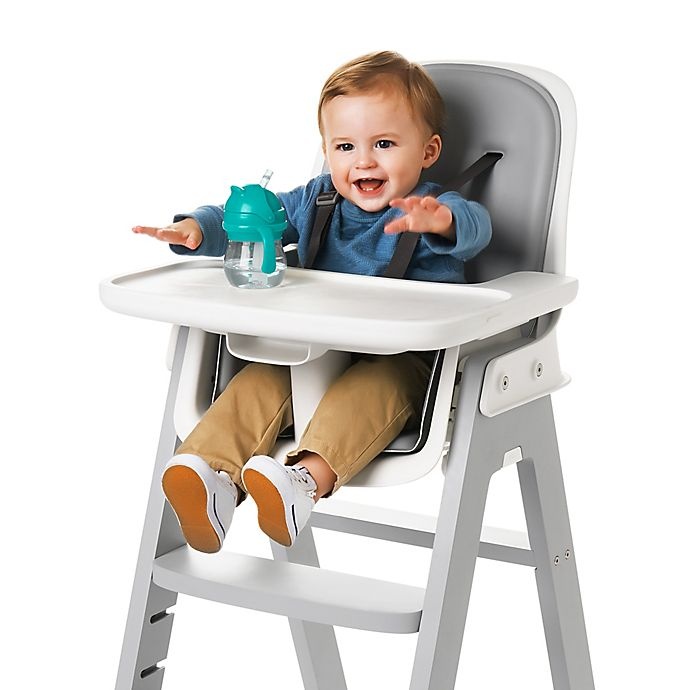 slide 6 of 8, OXO Tot Transitions Straw Cup with Handles - Teal, 6 oz