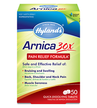 slide 1 of 1, Hyland's Arnica 30x Pain Relief Formula Tablets, 50 ct