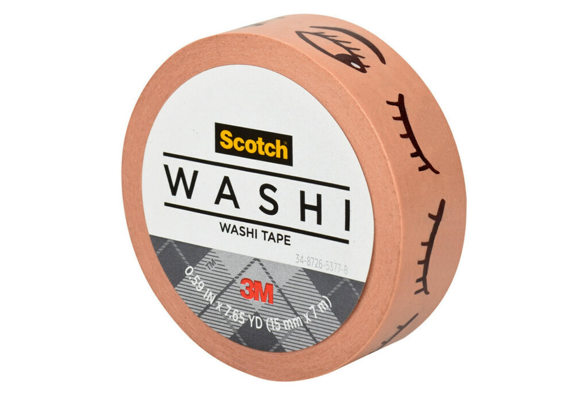 Elmer's Scotch Washi Tape C314-P156, 0.59 in x 393 in (15 mm x 10 m) 0.59  in x 393 in