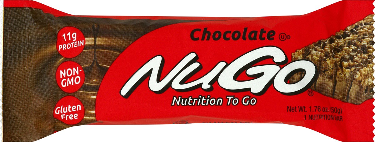 slide 5 of 5, NuGo Nutrition Bar 1.76 oz, 1.76 oz