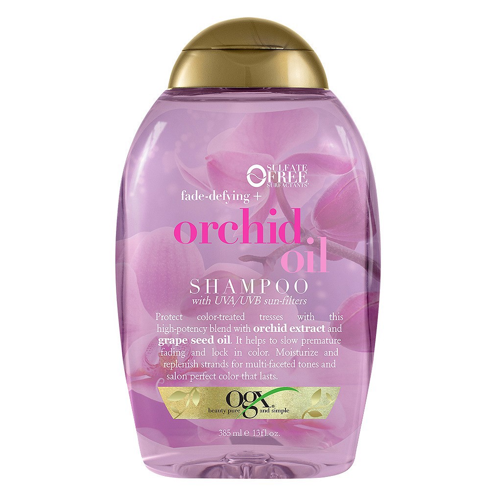 slide 1 of 2, OGX Fade-Defying + Orchid Oil Shampoo, 13 fl oz