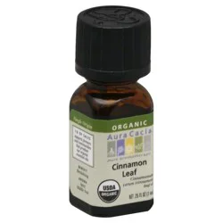 Aura Cacia Organic Cinnamon Leaf Pure Essential Oil