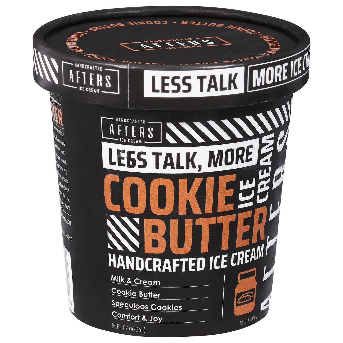 slide 7 of 9, Afters Ice Cream Handcrafted Cookie Butter Ice Cream 16 fl oz, 16 fl oz