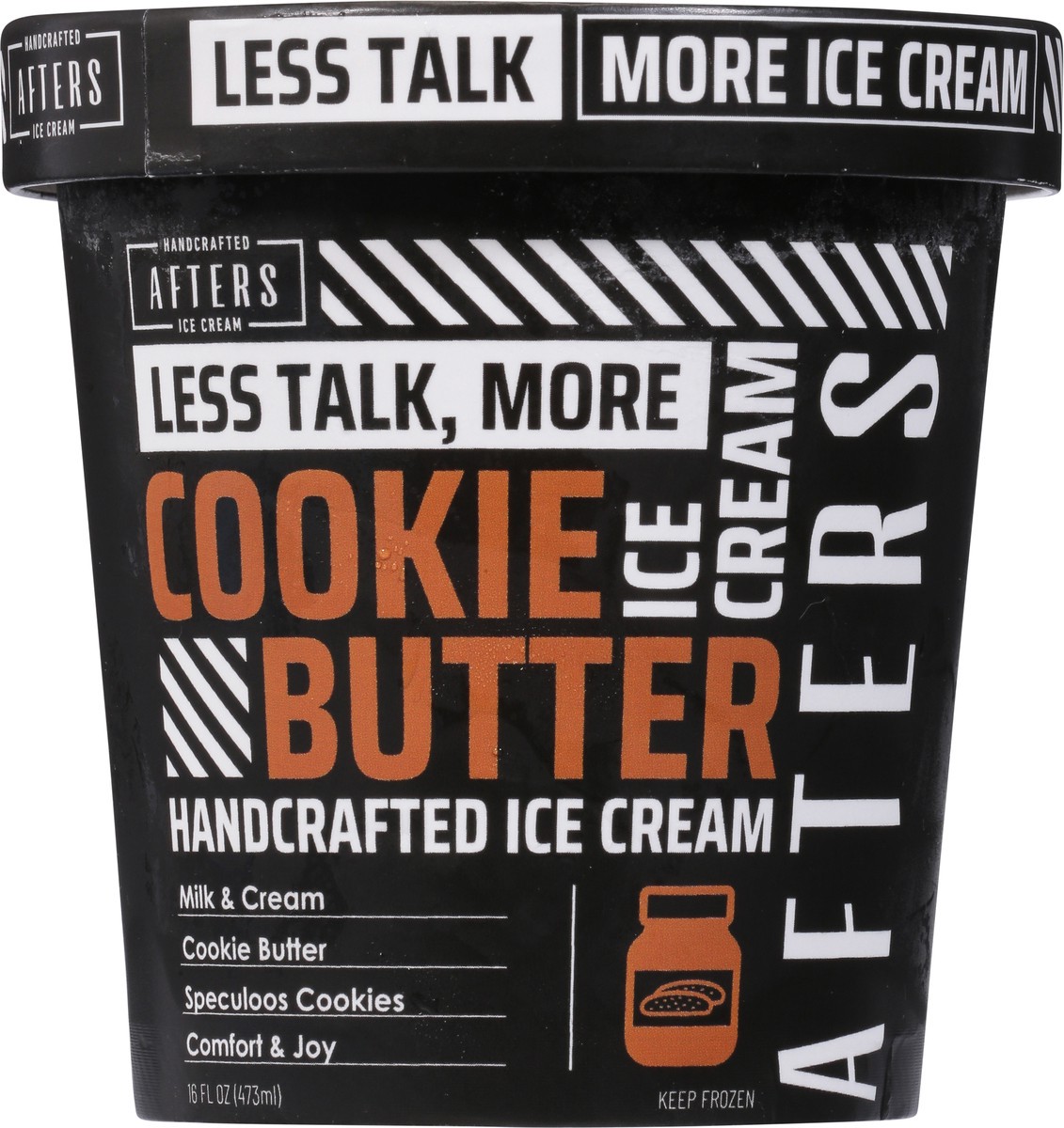 slide 4 of 9, Afters Ice Cream Handcrafted Cookie Butter Ice Cream 16 fl oz, 16 fl oz
