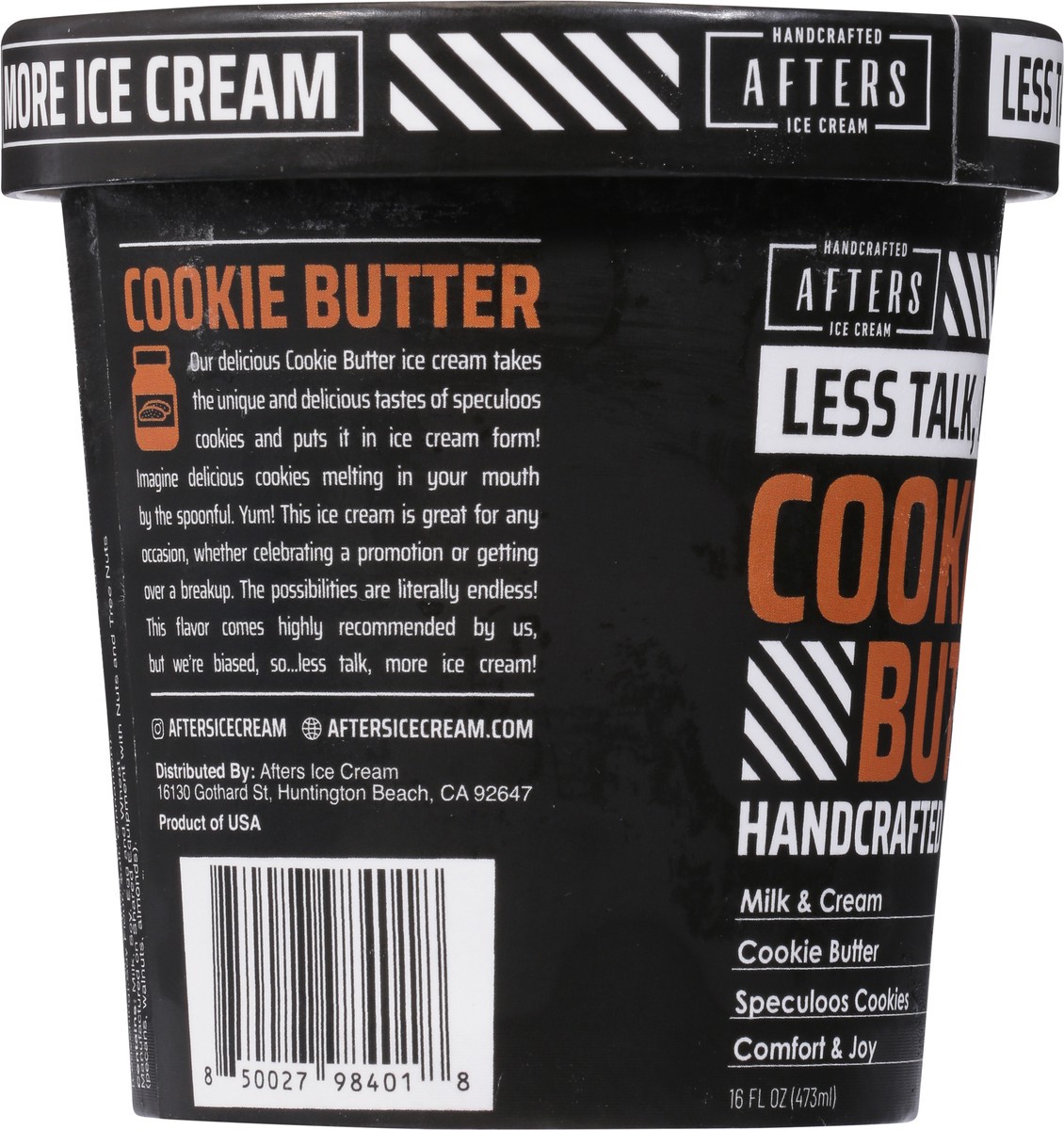 slide 3 of 9, Afters Ice Cream Handcrafted Cookie Butter Ice Cream 16 fl oz, 16 fl oz