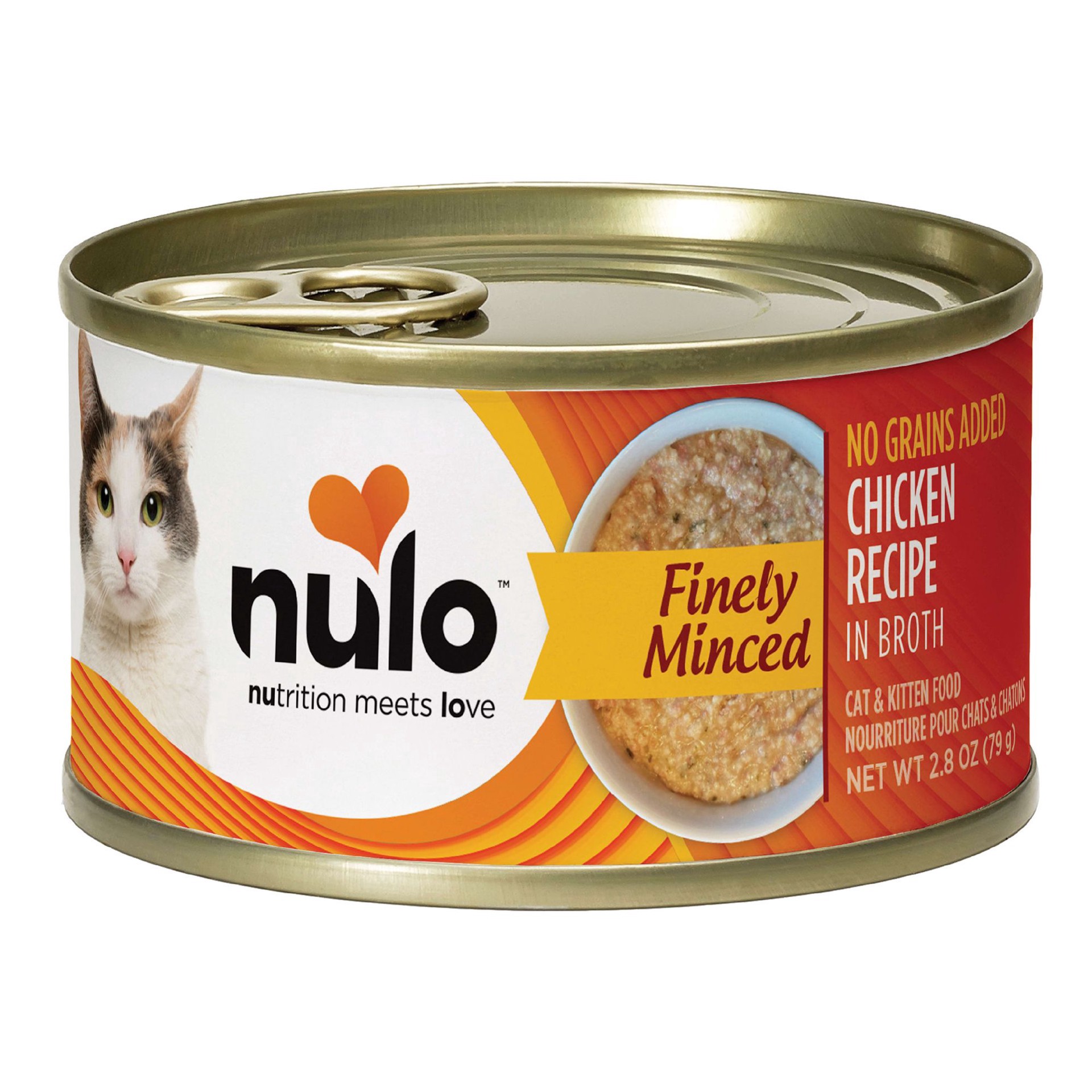slide 1 of 1, Nulo Finely Minced Cat & Kitten Wet Food - Grain Free, 2.8 Oz, 2.8 oz