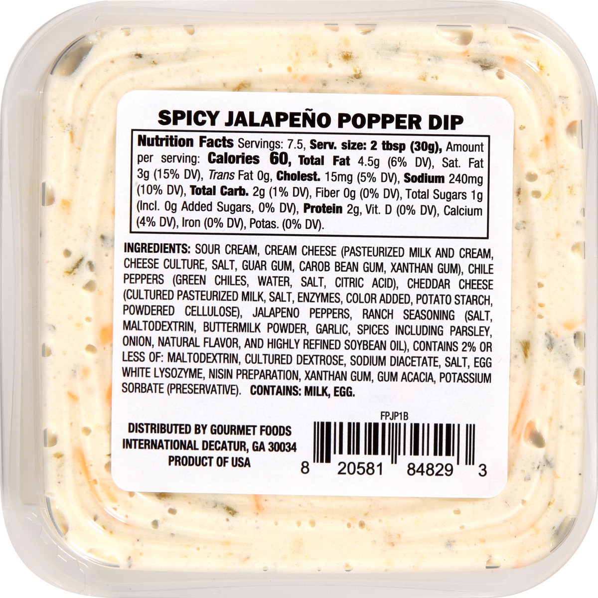 slide 6 of 10, Gourmet Foods International Popper Dip, 8 oz