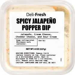 Gourmet Foods International Popper Dip, Spicy Jalapeno, Deli-Fresh
