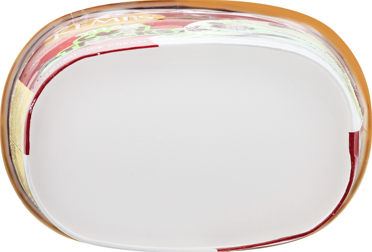 slide 3 of 9, Kemps Mint Cow Tracks Ice Cream 1.5 Quart, 1.5 qt