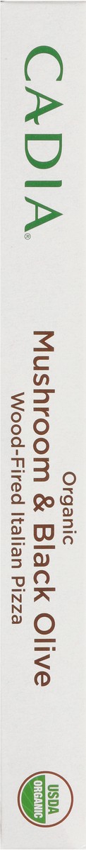 slide 6 of 14, Cadia Wood-Fired Organic Mushroom & Black Olive Italian Pizza 13 oz, 13 oz