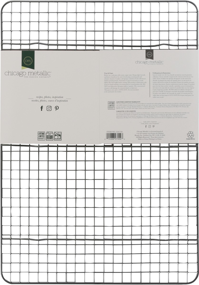 slide 10 of 12, Chicago Metallic Pro Series Heavy Duty Nonstick Cooling Rack 1 ea, 1 ct