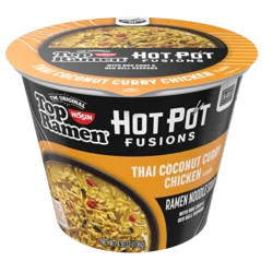 Top Ramen Thai Coconut Curry Chicken Flavor Ramen Noodle Soup 4.8 oz