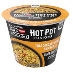 Top Ramen Thai Coconut Curry Chicken Flavor Ramen Noodle Soup 4.8 oz