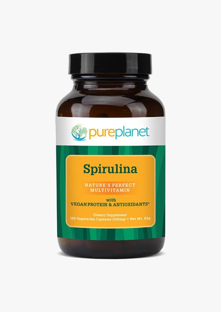 slide 1 of 1, Pure Planet Powder Spirulina, 8 oz