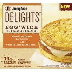 Jimmy Dean Broccoli Cheese Egg'wich